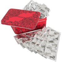 Dekorative Dose Kondome „Transparent“, hauchdünn