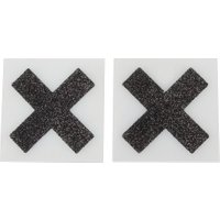 Nippelsticker „X“, selbstklebend, 2 Stück