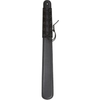 Paddel, 42 cm, schwarz, mit Velourslederschnürung