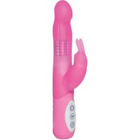 Perlenvibrator „Rabbit Vibe“, 21,5 cm, mit 7 Vibrationsstufen und 3 Rotationsstufen