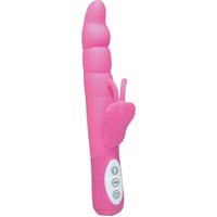 Rillenvibrator „Fancy“, 24 cm, mit Rotationsfunktion